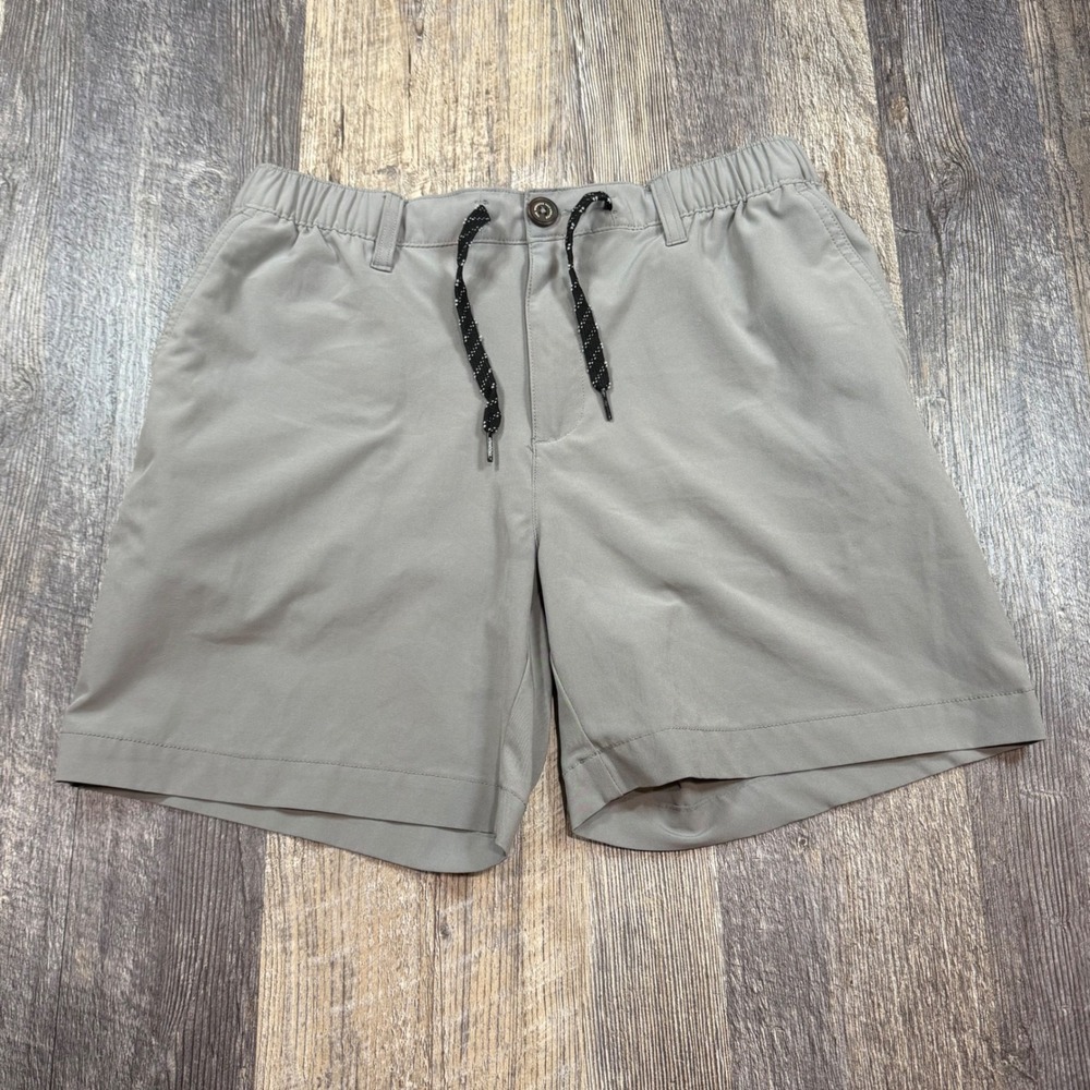 Chubbies Everywhere Shorts Mens Size Medium Grey Stretch Performance Drawstring